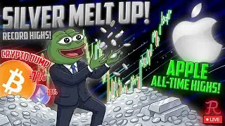 BITCOIN LIVE : CRYPTO DUMP, SILVER MELTUP ATH, AAPL ALL TIME HIGHS, JP YIELDS WTF