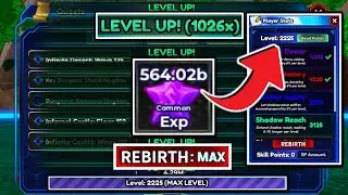 NEW META EXP BUILD | HOW TO LEVEL UP & REBIRTH FAST IN ARISE CROSSOVER | ROBLOX