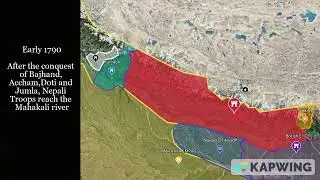 Rise Of Gorkha || Unification Of Nepal in Google Earth