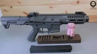 Страйкбольный автомат G&G ARP 9 Battleship Grey (EGC-ARP-9MM-ANB-NCM, 6 мм) видео обзор 4k