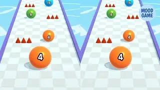 BALL RUN 2048 Game All Levels | BALL RUN 2048 Gameplay Walkthrough Level 6-8