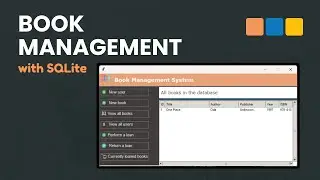 Python Book Management System with SQLite - Part 2: Insert & Retrieve Data from the Database