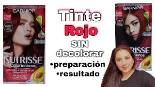 Cómo preparar un tinte de caja? | Tinte ROJO CEREZA en casa