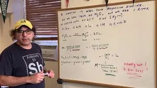 General Chemistry | Solution Chemistry  |  Molarity vs Molality| DAT Exam | DAT Destroyer