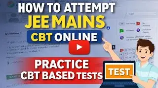 JEE Main CBT Exam Interface Explained | Full NTA Online Test Demo (2026)