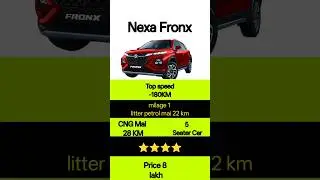 New Suzuki Nexa Fronx Car features  #suzuki #nexafronx #newcar