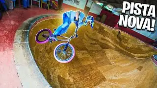 GANHEI O RESPEITO DOS MEUS AMIGOS NESSA PISTA NOVA DE BMX  🤟