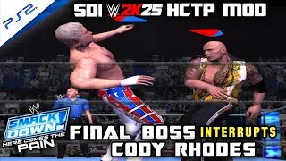 WWE 2K25 PS2 MOD + Android | SD! HCTP ICONIC EDITION | playstation 2 #wwemods