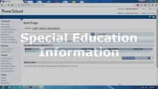 Special Program Enrollments for Special Education