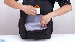 Classical Basic Travel Backpack For School Water Resistant Bookbag
