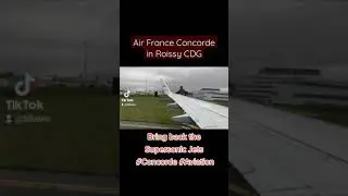 Air France Concorde in Roissy CDG #Aviation #Concorde