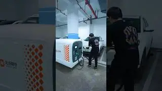 Check out this mobile EV charger #china #shorts #tech #EV