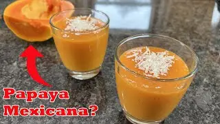 Licuado Tropical de Papaya 🍍🥭 | Batido Desintoxicante Natural y Delicioso