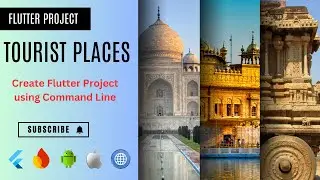 Create Flutter Project using Command Line | CMD in Hindi