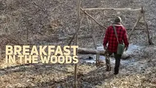 Breakfast in the Woods with my Firebox Nano and my NEW HiddenWoodsmen Haversack M44