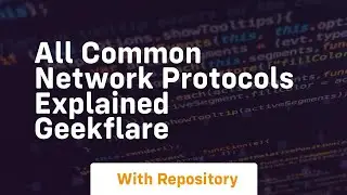 all common network protocols explained geekflare