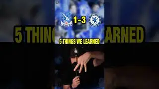 5 THINGS From Crystal Palace 1-3 Chelsea #chelsea #chelseanews #chelseafc #est&ecirc;v&atilde;o #premierleague