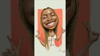 Commissioned caricature. 😊 #AlosaArts #art #Drawing