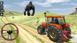 Real Tractor Trolley Cargo Farming Simulator Gameplay &ndash; Tractor Games pro &ndash; Android Games #17