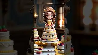 Which disney princess cake do you like best #ai #disney #princess #disneyprincess #viral