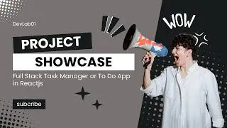 Task Manager Project in Reactjs | ToDo App in Reactjs