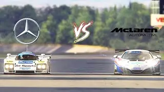 MAZDA F8FB VS MCLAREN MP4 GT3