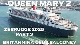 Queen Mary 2 Britannia Club 2025 WW1 Trip Ypres and Tyne Cot Cabin 13007