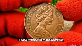 1977 Elizabeth II 2 New Pence Coin Value Guide Still in Circulation