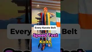 Every Karate Belt Speed!!!#shorts