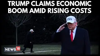 Donald Trump Claims Economic Boom In Detroit Speech As Polls Show Cost Worries | N18G