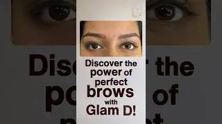 Discover the power of perfect brows with Glam D | Microblading #permanentmakeup #GlamD