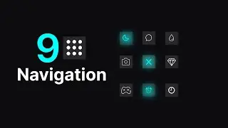 9 Dots Navigation  using Html CSS & JavaScript || JS Program || 9 Dots Navigation Menu