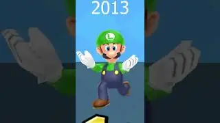 Эволюция победных моментов Луиджи в играх Mario Party Games 1998-2024