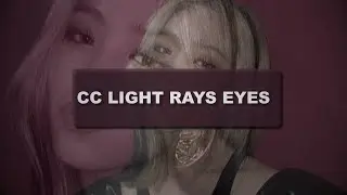 CC light rays eyes on after effects