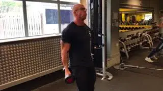T4 Training - standing side lateral raises