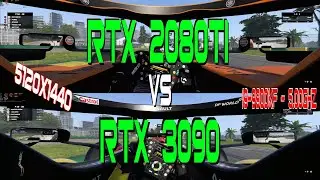 RTX 3090 vs 2080TI | Super Ultrawide 5120x1440 | F1 2020 Ultra Preset