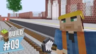 Minecraft | Modded Let's Build #9 | Train Station Platform Timelapse (Part 1)