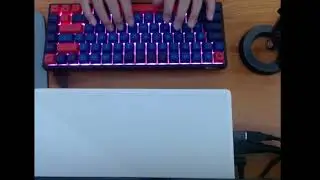 First Modded Keyboard! (RK84 With Gateron Cap Milky Yellows, Akko Neon  ASA Profile, and tape mod)