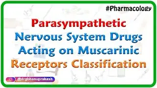 6.Parasympathetic nervous system - Drugs acting on muscarinic receptors Classification