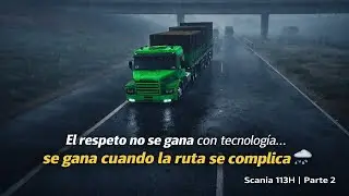 Cuando el Clima Se Vuelve Enemigo 🌧️ | Scania 113H | Parte 2