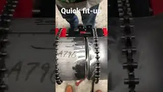 Quick accurate pipe fit-up with the QFinnovations QFIII hybrid pipe clamp 1&rdquo;-10&rdquo; OD pipe and fitting