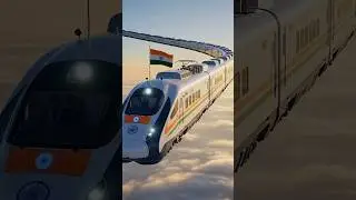 ⭐ India vs Pakistan Bullet Train Race 🚄🔥 | Sky vs Ocean Power &ndash; Who Wins the Ultimate Battle #ai