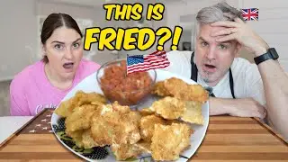 Brits Try Toasted Ravioli for the First Time | This Is Fried?!