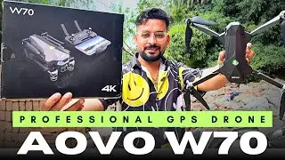 W70 GPS DRONE 5KM Range GPS Drone With 30 Min Battery Backup | One Click Return | 4K Camera Quality