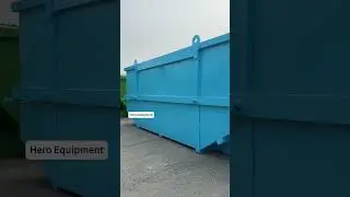 skip bin waste bin with door #heroequipment#skipbin
