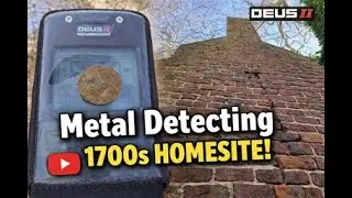 Silent Field. Loud History.  Metal Detecting 1700's Homesite!