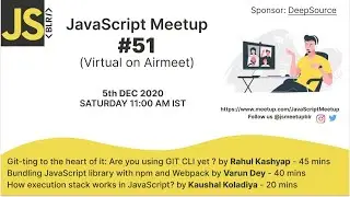 JavaScript Meetup#51 Git-ting - Are you using GIT CLI?