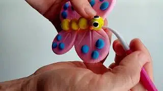 Relaxing Air Dry Clay ASMR 🎨 | Soft Clay Sculpting