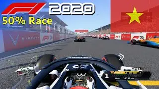 F1 2020 - Tsunoda Career Mode #3: 50% Race Vietnam | PS5