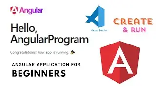 Create and Run Simple Angular Project in Visual Studio || Angular Project for Beginners